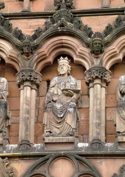 King Henry 2nd, Lichfield Cathedral, Lichfield, Staffordshire