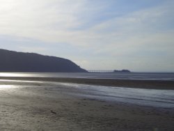 Sand Bay, near Weston-Super-Mare, Somerset Wallpaper