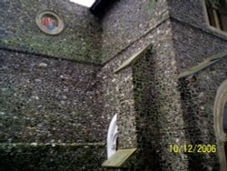 View of the old church located at Fawley Court Wallpaper