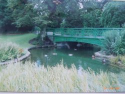 Bridge at Peoples Park, Halifax Wallpaper