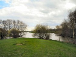 River Weaver, Winsford, Cheshire. Wallpaper