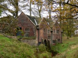 Sawmill in Dunham Massey, Cheshire. Wallpaper