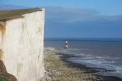 Beachy Head Lighthouse, Eastbourne, East Sussex. Wallpaper