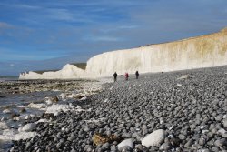 Birling Gap and the Seven Sisters, East Sussex. Wallpaper