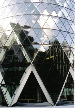 The Gherkin, London.