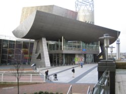 The Lowry Centre Salford Quays, Salford, Greater Manchester. Wallpaper