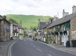 Castle Street In Castleton, Derbyshire. Wallpaper