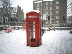 Telephone Box Wallpaper