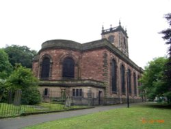 St Bodwen's re-built in 1719 situated in the Market Place, Burton upon Trent, Staffordshire. Wallpaper