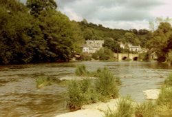 River Dee at Llangollen, Wales Wallpaper