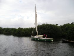 Wroxham, Norfolk Broads Wallpaper