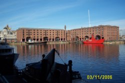 Albert Dock in Liverpool, Merseyside. Wallpaper