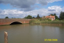 Snape Bridge from the Maltings, Aldeburgh, Suffolk Wallpaper