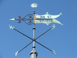 Weather Vane at Sissinghurst Castle Garden, Kent. Wallpaper