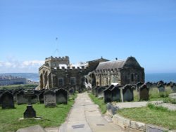 St Hilda's Church, Whitby, North Yorkshire Wallpaper