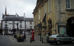 Monmouth Town Hall. Monmouthshire, Wales Wallpaper