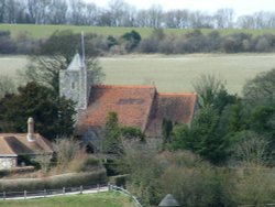 Luddesdown church near gravesend, Kent Wallpaper