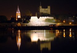 Rochester Castle and Cathedral, Rochester, Kent Wallpaper