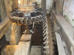 Water mill machinery at Batemans, Rudyard Kipling's home in Burwash, East Sussex. Wallpaper