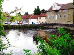 Old mill on the Ouse, Thetford, Norfolk Wallpaper