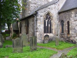 Churchyard in York, North Yorkshire Wallpaper