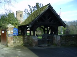 Wetheral, Cumbria. Wetheral Parish Church, Gate of Remberance Wallpaper