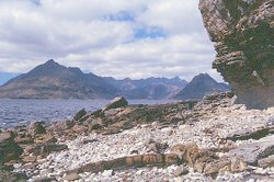 The Cuillin Hills and Loch Scavaig from Elgol, Skye, Scotland Wallpaper