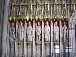 Interior of York Minster, York, North Yorkshire Wallpaper