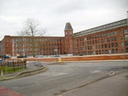 Victoria Mill, Houldworth Street, Reddish, Greater Manchester. Feb 2007 Wallpaper