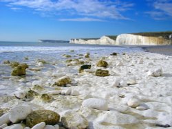 Birling Gap, just past Beachy Head, Eastbourne. Wallpaper