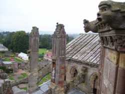 Melrose Abbey, the Borders, Scotland Wallpaper