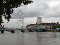 London Eye from across the Thames, London Wallpaper