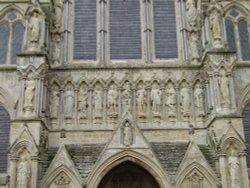 Salisbury Cathedral, Salisbury, Wiltshire Wallpaper