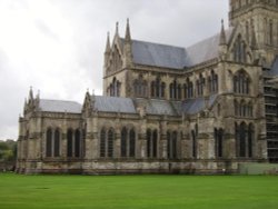 Salisbury Cathedral, Salisbury, Wiltshire Wallpaper