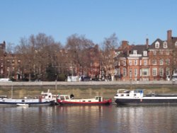 Chelsea Embankment - Viewed From Battersea Park Wallpaper