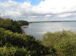 Studland Bay looking back towards Studland village and Swanage, Dorset. Wallpaper