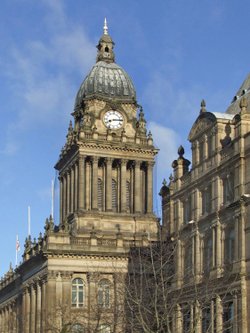 Leeds town hall, West Yorkshire