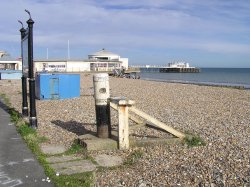 The Pier and 'Bandstand', Worthing, Sussex Wallpaper