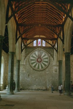 the Round Table at Arthur's Great Hall in Winchester