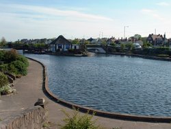 Great Yarmouth, Boating lake. Wallpaper