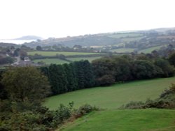 View From 18th Tee At Looe Golf Club, Cornwall Wallpaper