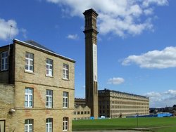 Listers Mill, Bradford, West Yorkshire. Wallpaper