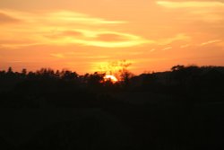 Sunset over Barwell, Leicestershire. Taken with Canon 350d Wallpaper