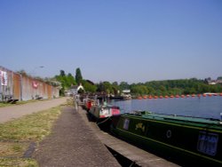 River Trent at Beeston, Nottinghamshire. Wallpaper