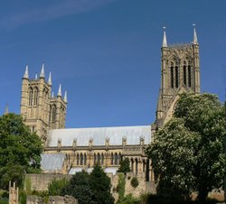 A picture of Lincoln Cathedral Wallpaper