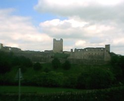 view of Richmond Castle, North Yorkshire Wallpaper