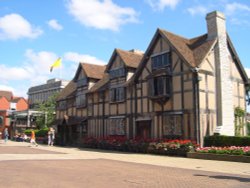 Shakespeare's home in Stratford-upon-Avon, Warwickshire Wallpaper