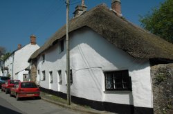 Cottage in Maiden Street, Stratton, Cornwall, England Wallpaper