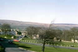 Bainbridge village green Wensleydale, North Yorkshire. Wallpaper