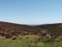 A view of Exmoor National Park in Somerset Wallpaper